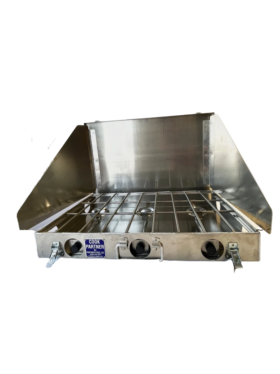 26" 3 Burner Partner Stove With Windscreen